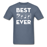 Best Dad Ever - Music Notes - Unisex Classic T-Shirt - denim