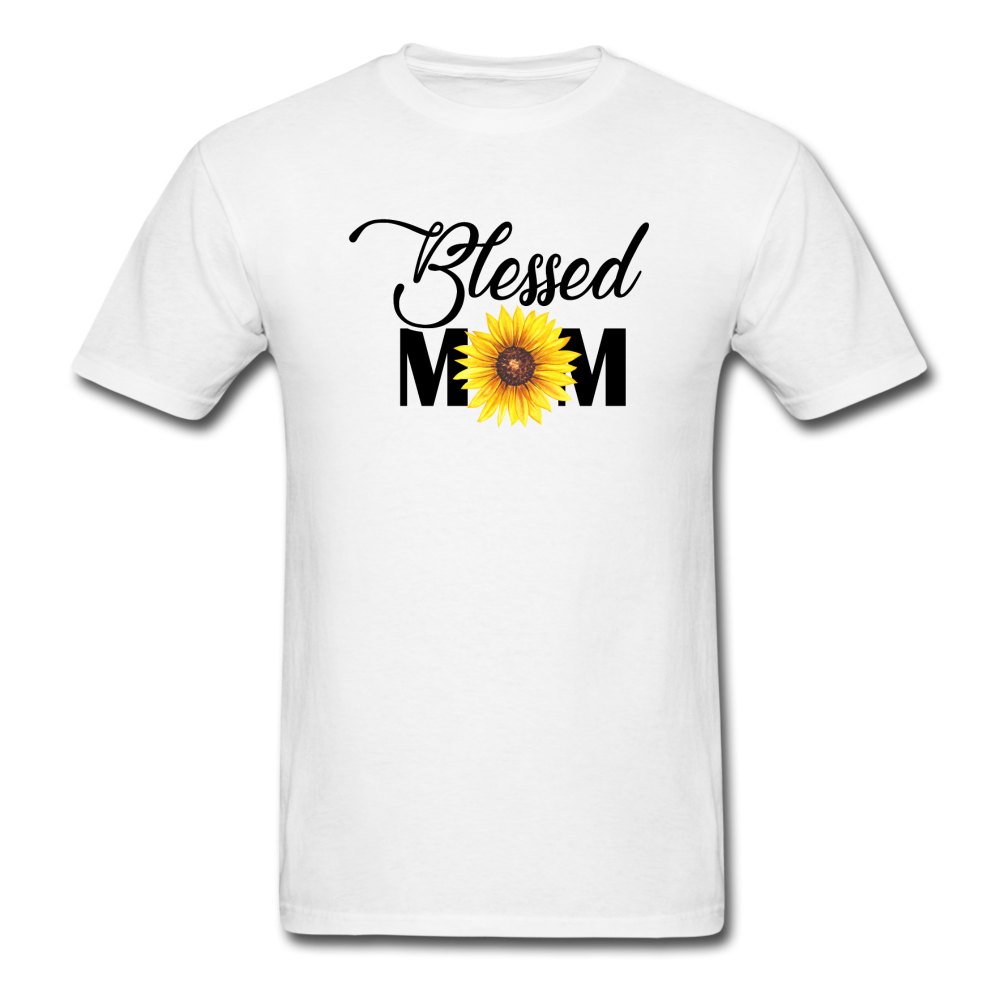 Blessed Mom - Sunflower - Unisex Classic T-Shirt - white