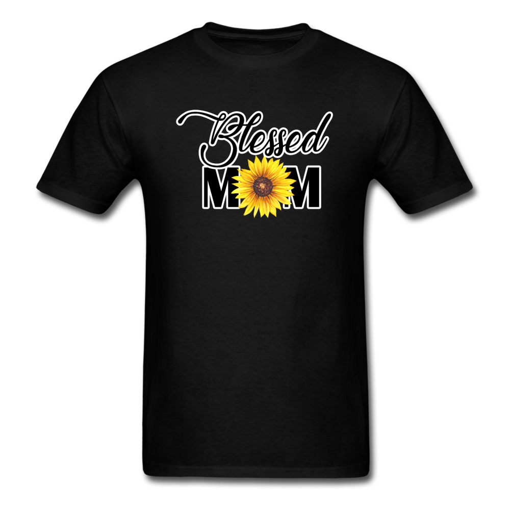 Blessed Mom - Sunflower - Unisex Classic T-Shirt - black