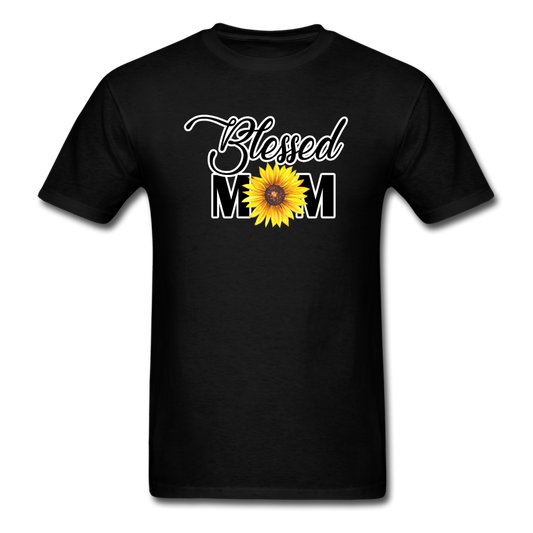 Blessed Mom - Sunflower - Unisex Classic T-Shirt - black