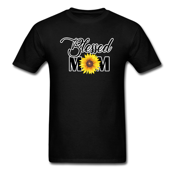 Blessed Mom - Sunflower - Unisex Classic T-Shirt - black