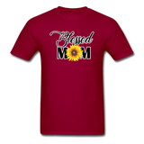 Blessed Mom - Sunflower - Unisex Classic T-Shirt - dark red