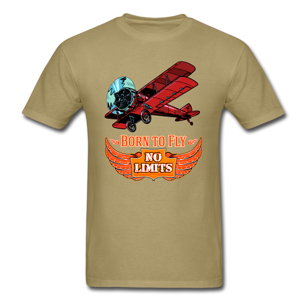 Born To Fly - No Limits - Unisex Classic T-Shirt - khaki