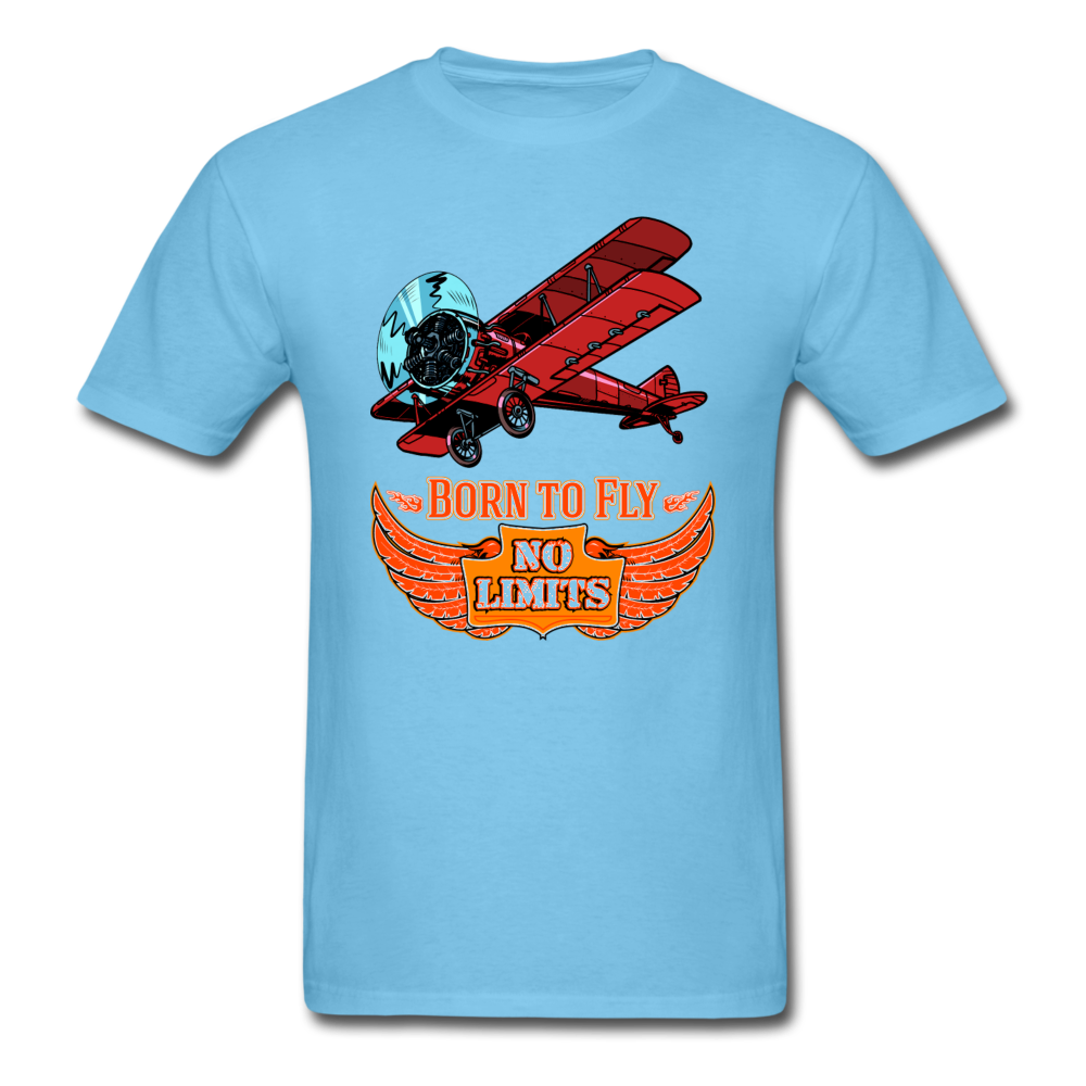 Born To Fly - No Limits - Unisex Classic T-Shirt - aquatic blue