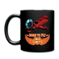 Born To Fly - No Limits - Full Color Mug - black