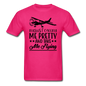 Call Me Pretty - Take Me Flying - Black - Unisex Classic T-Shirt - fuchsia