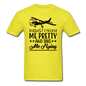 Call Me Pretty - Take Me Flying - Black - Unisex Classic T-Shirt - yellow