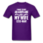 Buy An Airplace - White - Unisex Classic T-Shirt - purple