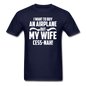 Buy An Airplace - White - Unisex Classic T-Shirt - navy