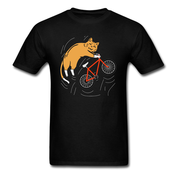 Cycle Cat - Color - Unisex Classic T-Shirt - black