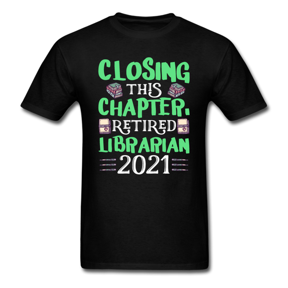 Librarian - Retired 2021 - Unisex Classic T-Shirt - black
