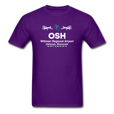 OSH - Wittman Regional - White - Unisex Classic T-Shirt - purple