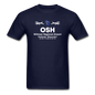 OSH - Wittman Regional - White - Unisex Classic T-Shirt - navy