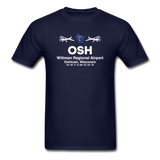 OSH - Wittman Regional - White - Unisex Classic T-Shirt - navy