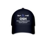 OSH - Wittman Regional - White - Baseball Cap - navy