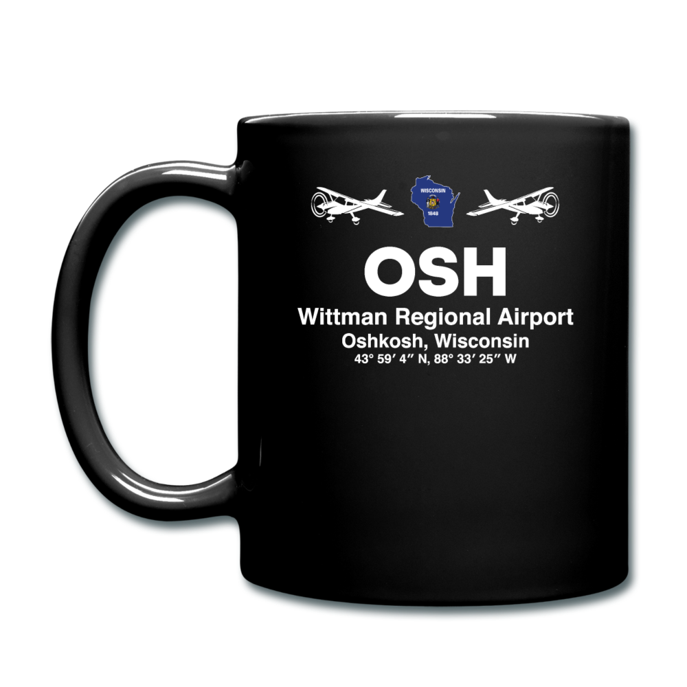 OSH - Wittman Regional - White - Full Color Mug - black