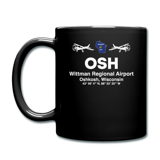 OSH - Wittman Regional - White - Full Color Mug - black