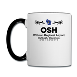 OSH - Wittman Regional - Black - Contrast Coffee Mug - white/black