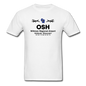 OSH - Wittman Regional - Black - Unisex Classic T-Shirt - white