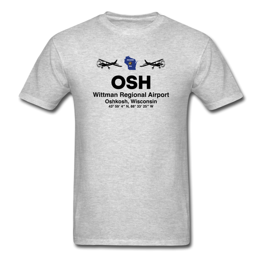 OSH - Wittman Regional - Black - Unisex Classic T-Shirt - heather gray