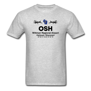 OSH - Wittman Regional - Black - Unisex Classic T-Shirt - heather gray