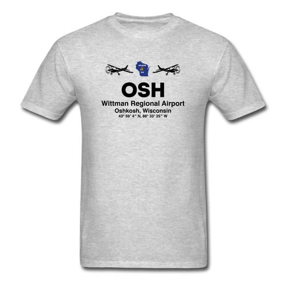OSH - Wittman Regional - Black - Unisex Classic T-Shirt - heather gray