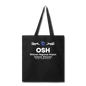 OSH - Wittman Regional - White - Tote Bag - black