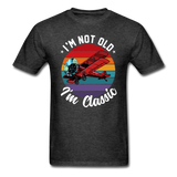 I'm Not Old - Biplane - Unisex Classic T-Shirt - heather black