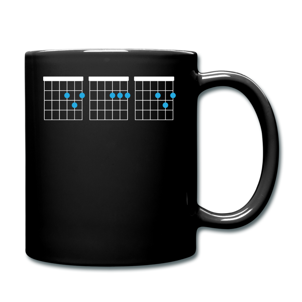 Dad - Guitar Chords - Full Color Mug - black