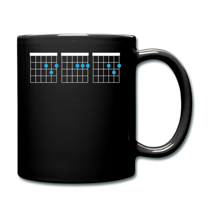 Dad - Guitar Chords - Full Color Mug - black