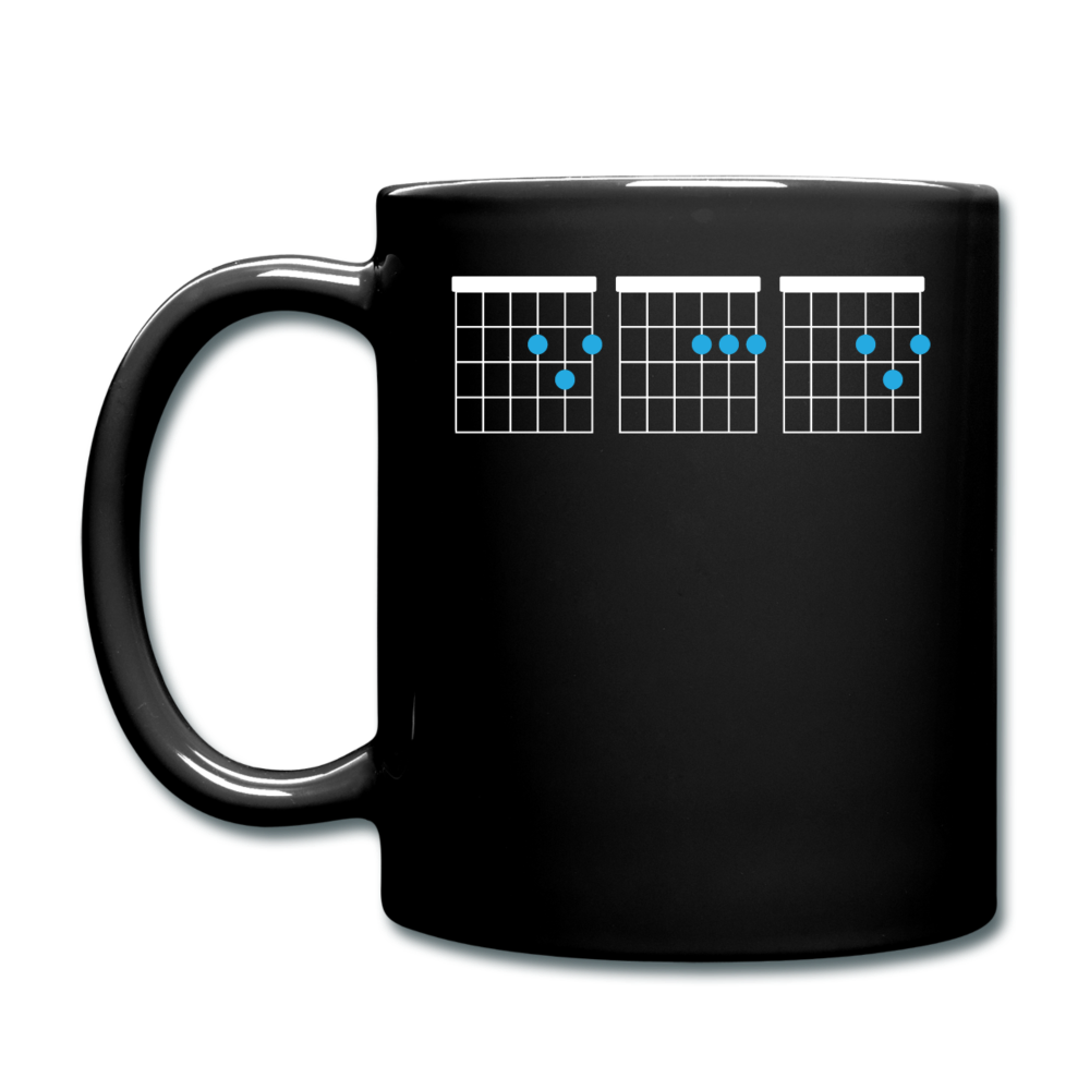 Dad - Guitar Chords - Full Color Mug - black