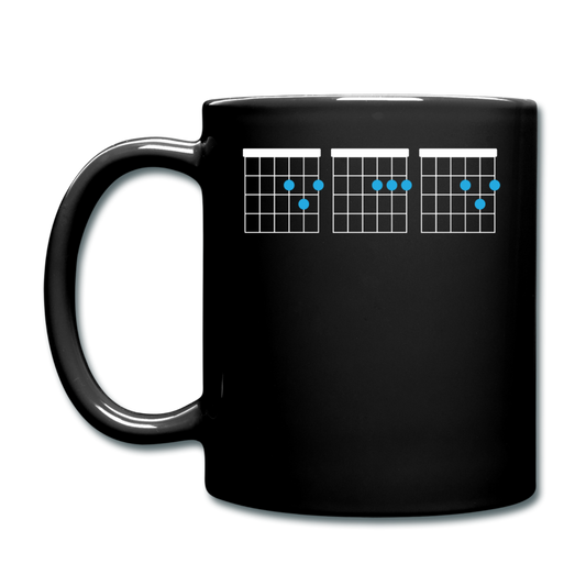 Dad - Guitar Chords - Full Color Mug - black