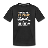 Daddy's Flying Buddy - Kids' Premium T-Shirt - black