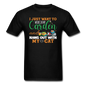 Work In My Garden - Cat - Unisex Classic T-Shirt - black