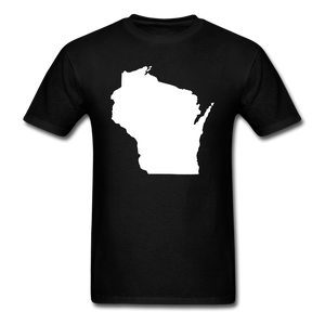 Wisconsin State - White - Unisex Classic T-Shirt - black