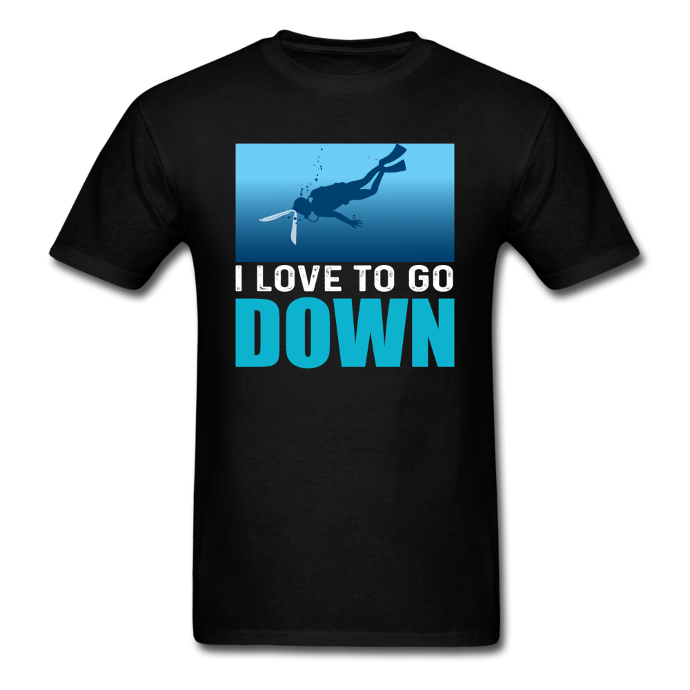 I Love To Go Down - Unisex Classic T-Shirt - black