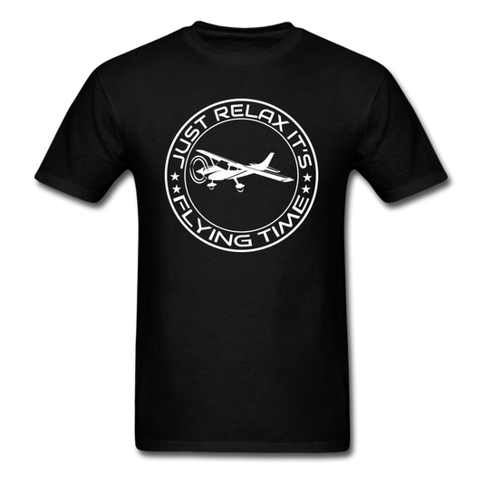 Just Relax - Flying Time - White - Unisex Classic T-Shirt - black