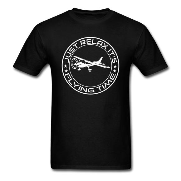 Just Relax - Flying Time - White - Unisex Classic T-Shirt - black