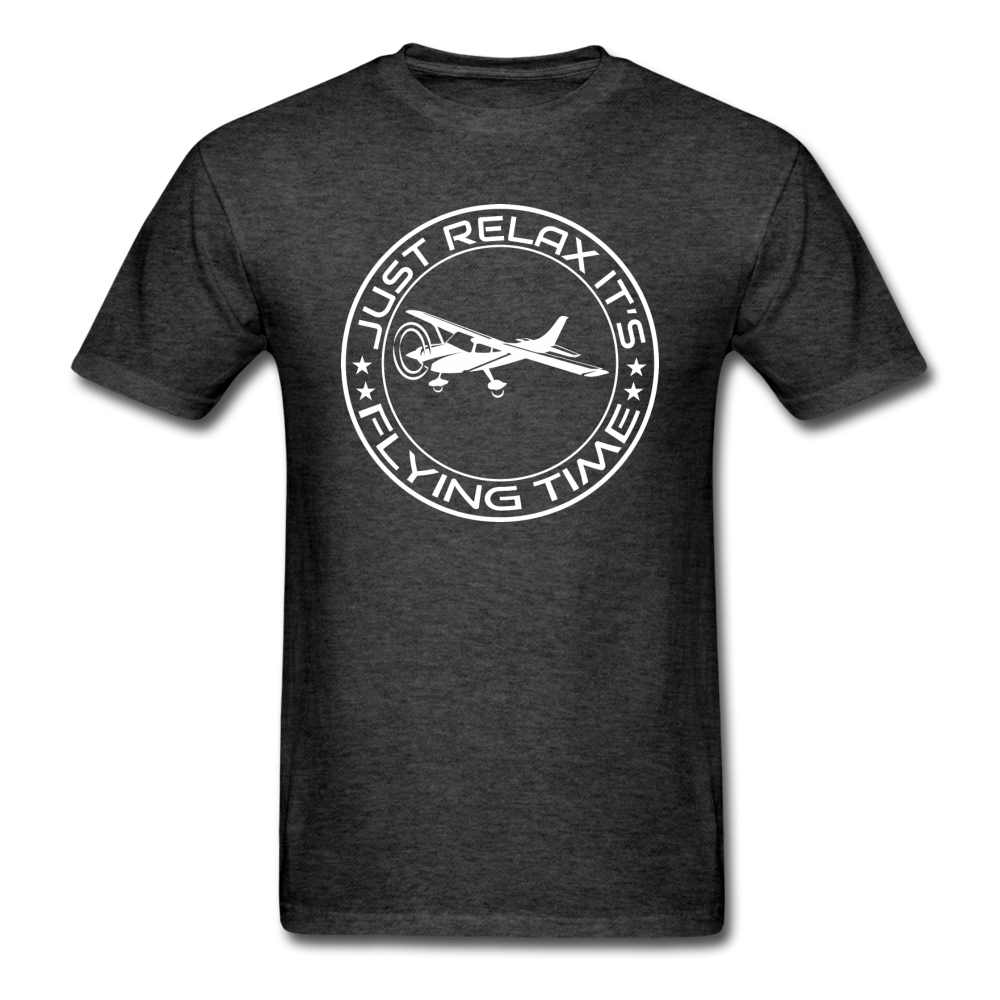 Just Relax - Flying Time - White - Unisex Classic T-Shirt - heather black