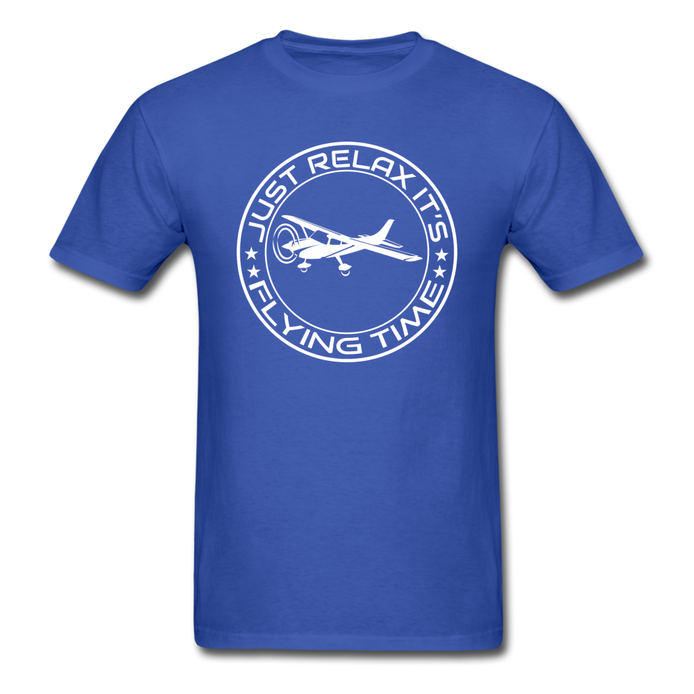 Just Relax - Flying Time - White - Unisex Classic T-Shirt - royal blue