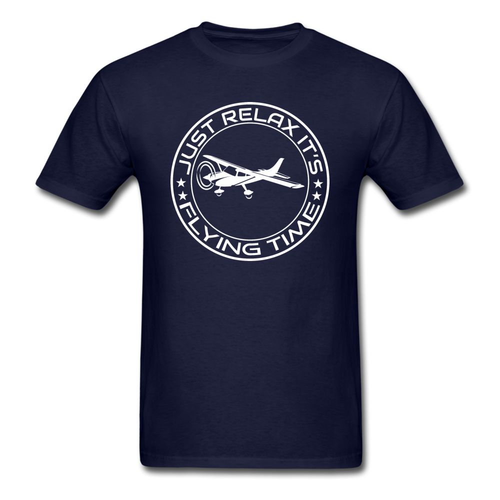 Just Relax - Flying Time - White - Unisex Classic T-Shirt - navy