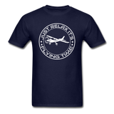 Just Relax - Flying Time - White - Unisex Classic T-Shirt - navy