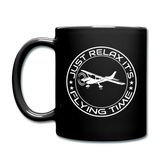 Just Relax - Flying Time - White - Full Color Mug - black