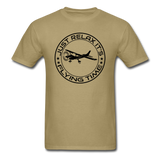 Just Relax - Flying Time - Black - Unisex Classic T-Shirt - khaki