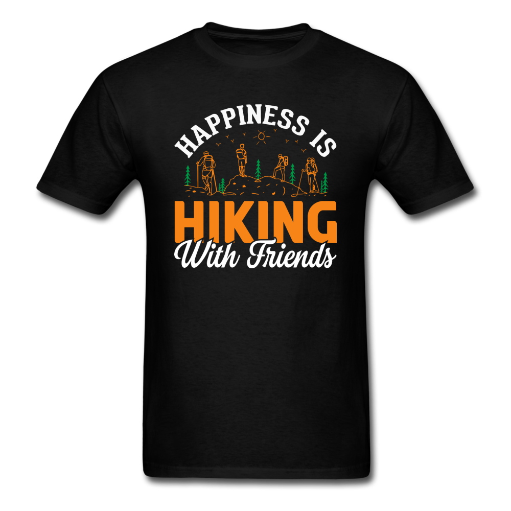 Hiking With Friends - Unisex Classic T-Shirt - black