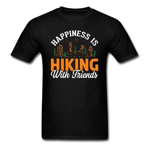 Hiking With Friends - Unisex Classic T-Shirt - black
