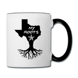 Texas - My Roots - Contrast Coffee Mug - white/black