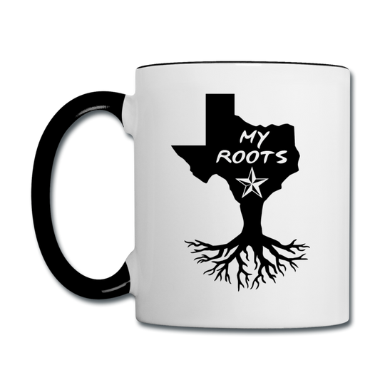 Texas - My Roots - Contrast Coffee Mug - white/black