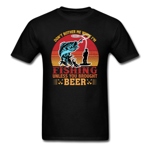 Fishing - Brought Beer - Unisex Classic T-Shirt - black
