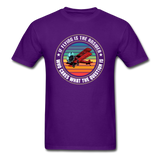 Flying Is the Answer - Unisex Classic T-Shirt - purple